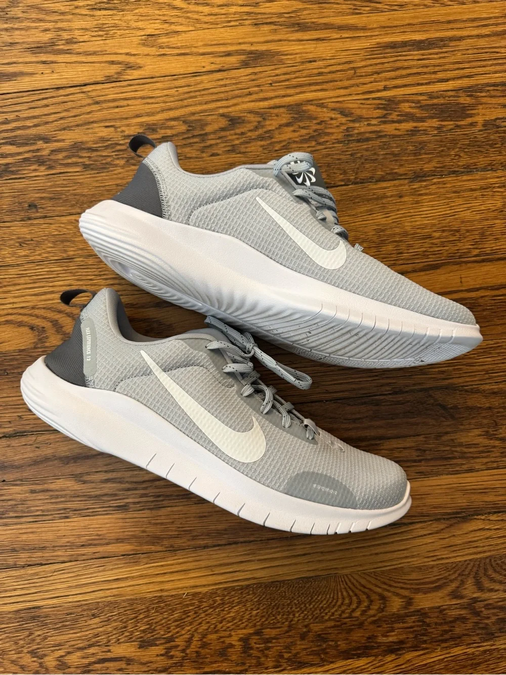 RARE Men's NIKE Flex Experience RN 12 DV0740 007 White/Wolf Gray Color